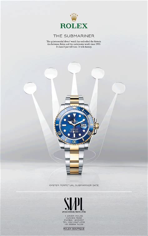 rolex ad experience|rolex submariner advertisement.